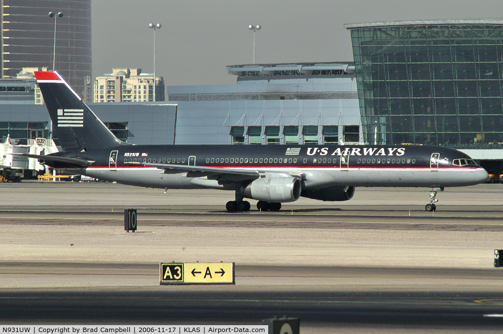 N931UW, 1993 Boeing 757-2B7 C/N 27148, US Airways / 1993 Boeing 757-2B7