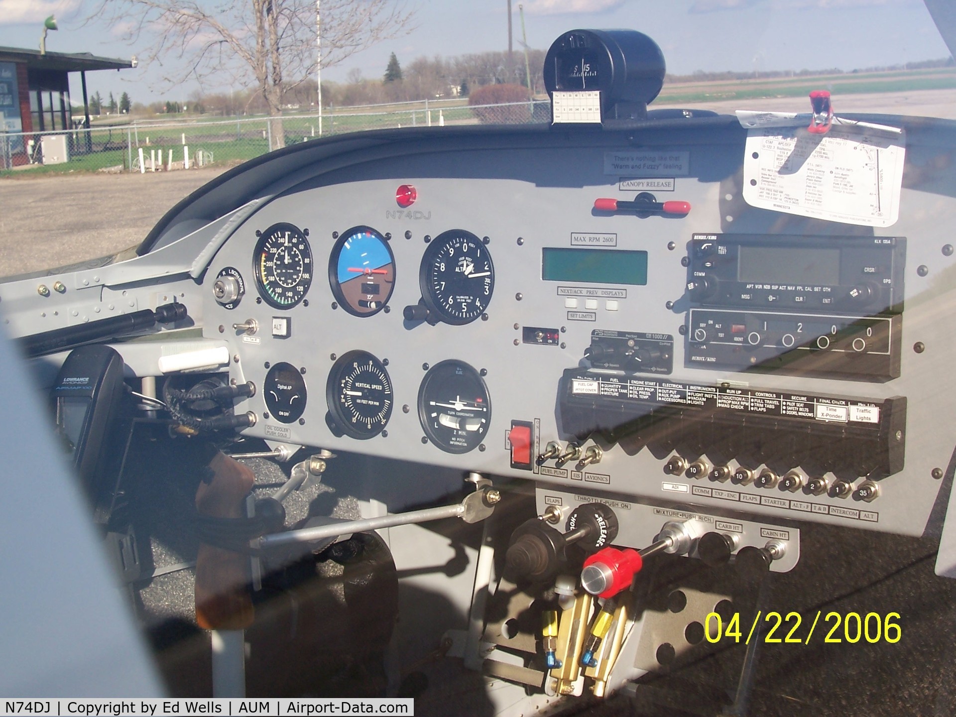 N74DJ, 2002 Vans RV-9A C/N 90181, Insturment Panel