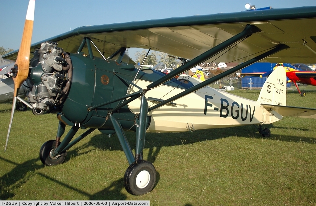 F-BGUV, Morane-Saulnier MS.317 C/N 297, Morane-Saulnier MS.317