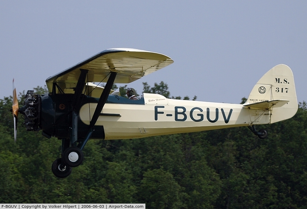 F-BGUV, Morane-Saulnier MS.317 C/N 297, Morane-Saulnier MS.317