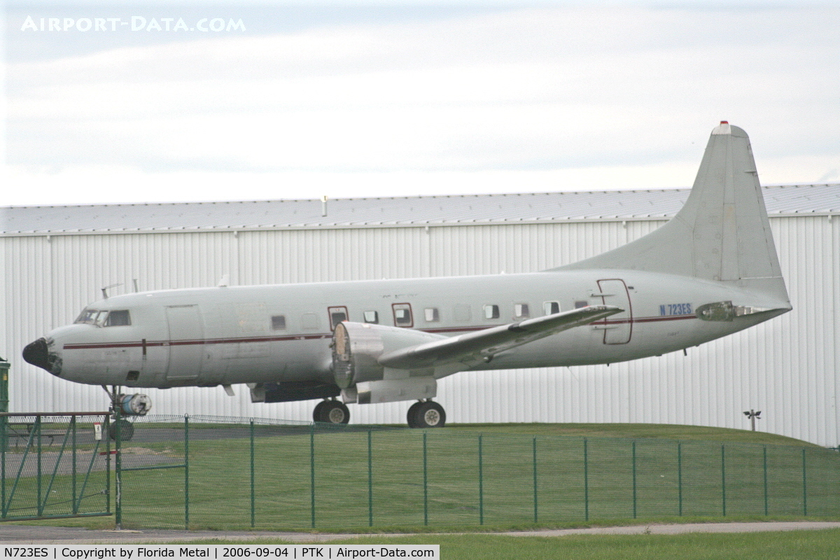 N723ES, Convair C-131H Samaritan C/N 217, Just chilling at Pontiac
