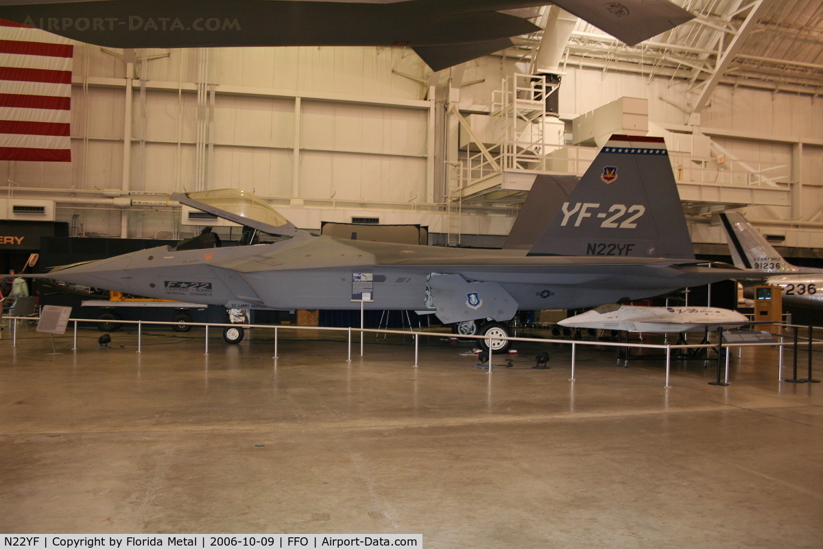 N22YF, 1990 Lockheed YF-22A C/N 3997, YF-22 at Dayton Air Museum