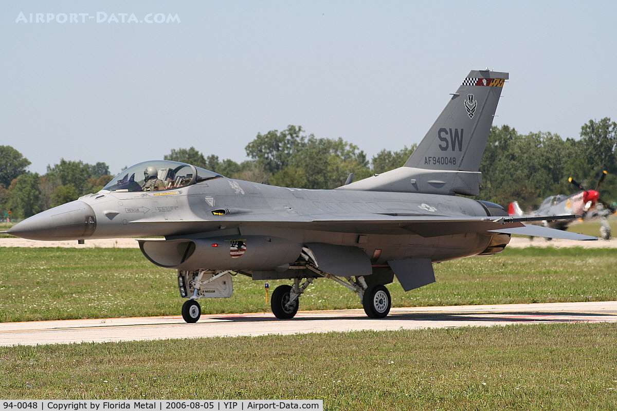 94-0048, 1994 Lockheed F-16C Fighting Falcon C/N CC-200, F-16