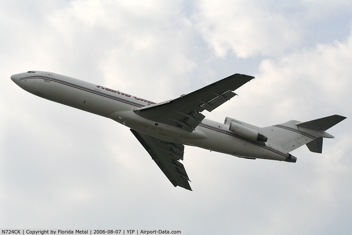 N724CK, 1971 Boeing 727-225F C/N 20383, Kalitta Charters II