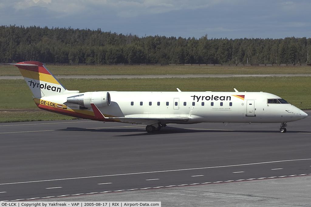 OE-LCK, 1997 Canadair CRJ-200LR (CL-600-2B19) C/N 7148, Tyrolean Airways Regionaljet