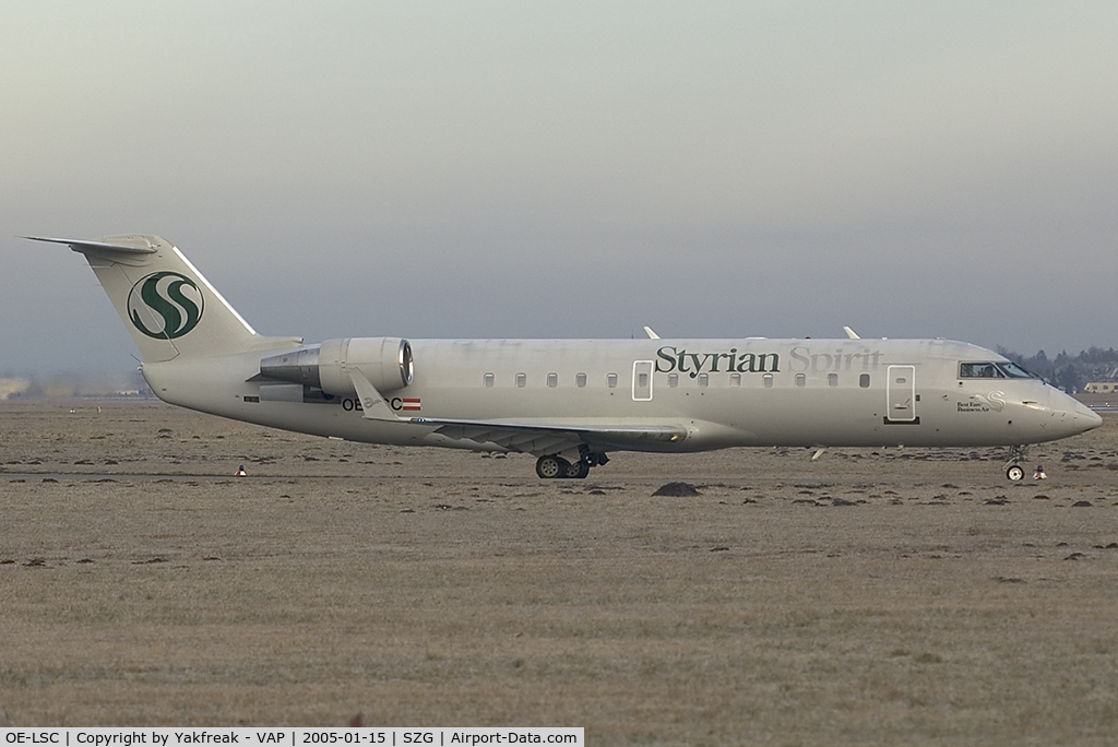 OE-LSC, 1999 Bombardier CRJ-200LR (CL-600-2B19) C/N 7299, Styrian Spirit Regionaljet