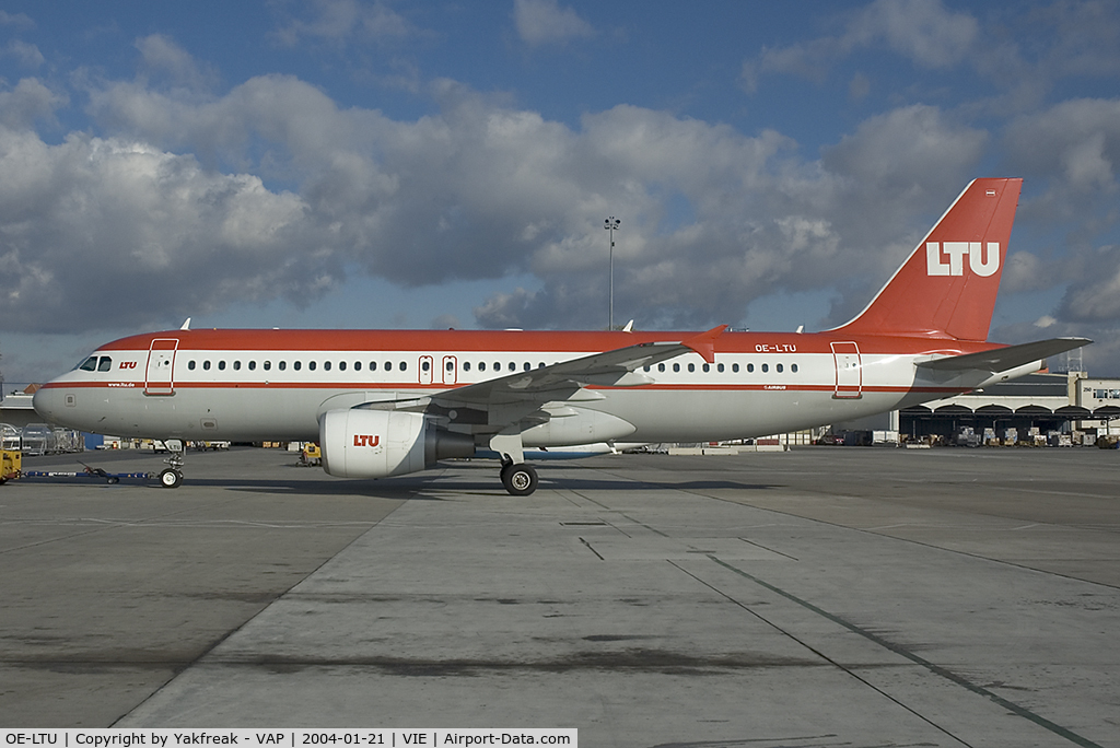 OE-LTU, 2001 Airbus A320-214 C/N 1504, LTU Austria Airbus 320