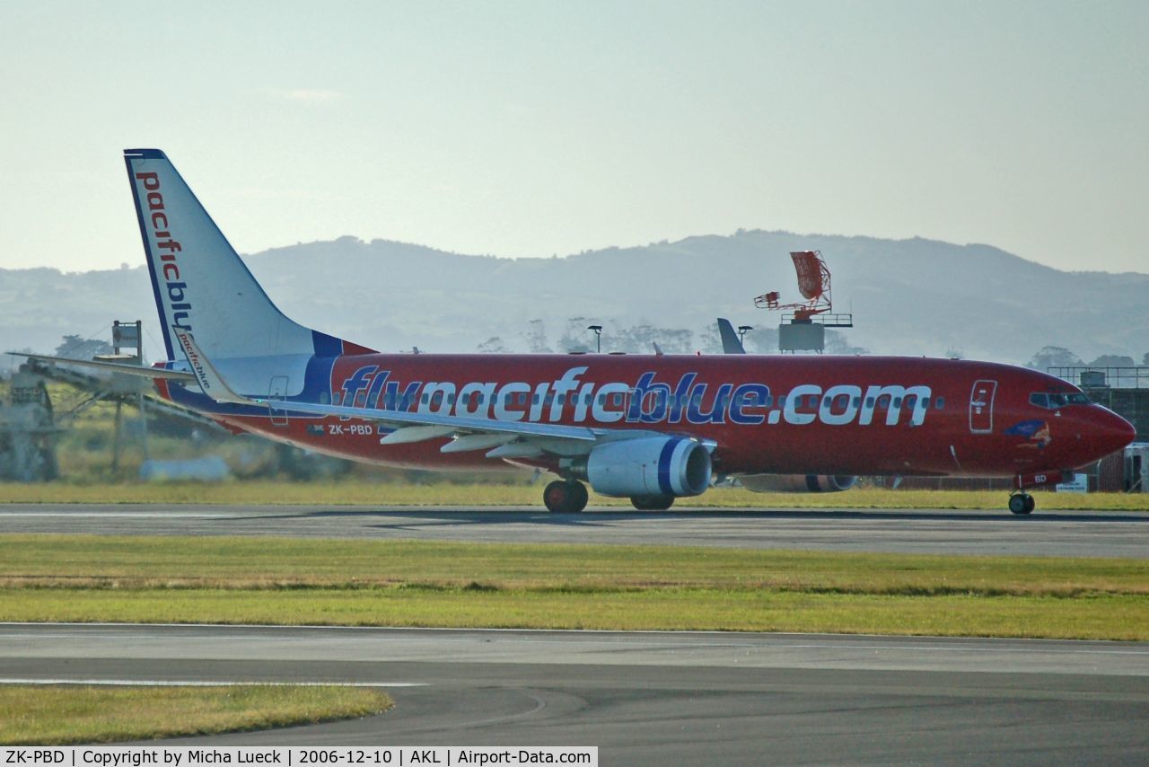 ZK-PBD, 2004 Boeing 737-8FE C/N 33996, Take-off run