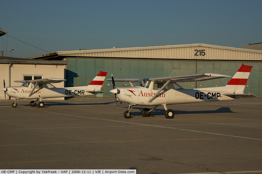 OE-CMP, Reims FA152 Aerobat C/N 0342, Austrian Airlines Cessna 152 together with OE-CMR
