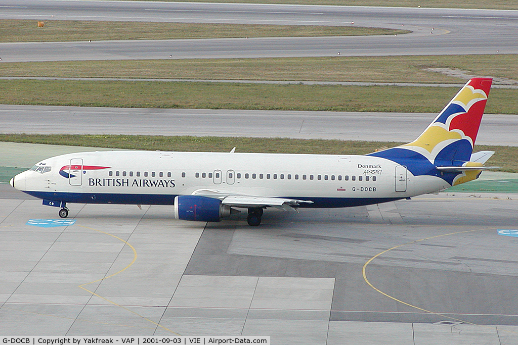 G-DOCB, 1991 Boeing 737-436 C/N 25304, British Airways Boeing 737-400