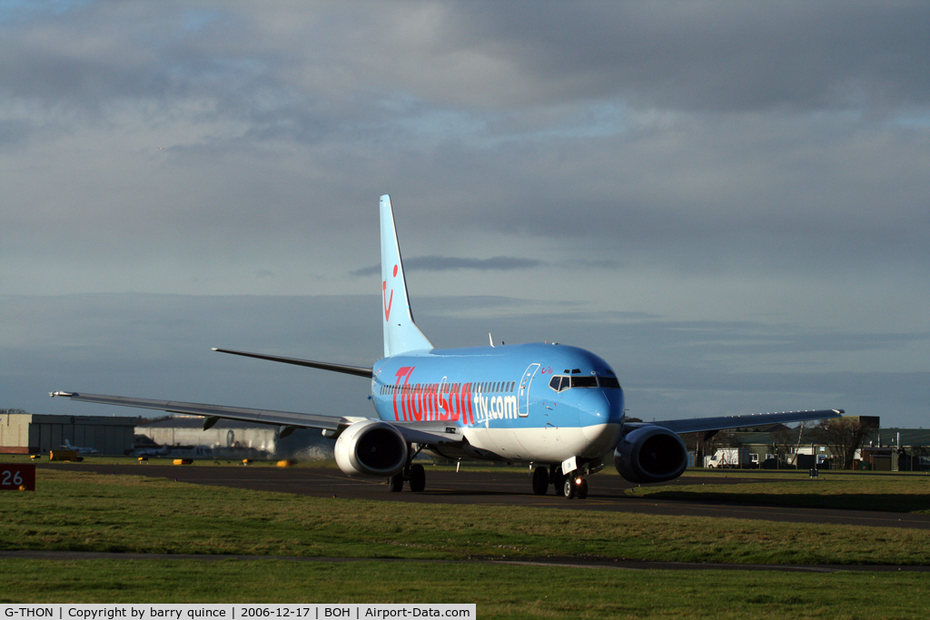 G-THON, 1999 Boeing 737-36N C/N 28596, THOMSONFLY 737