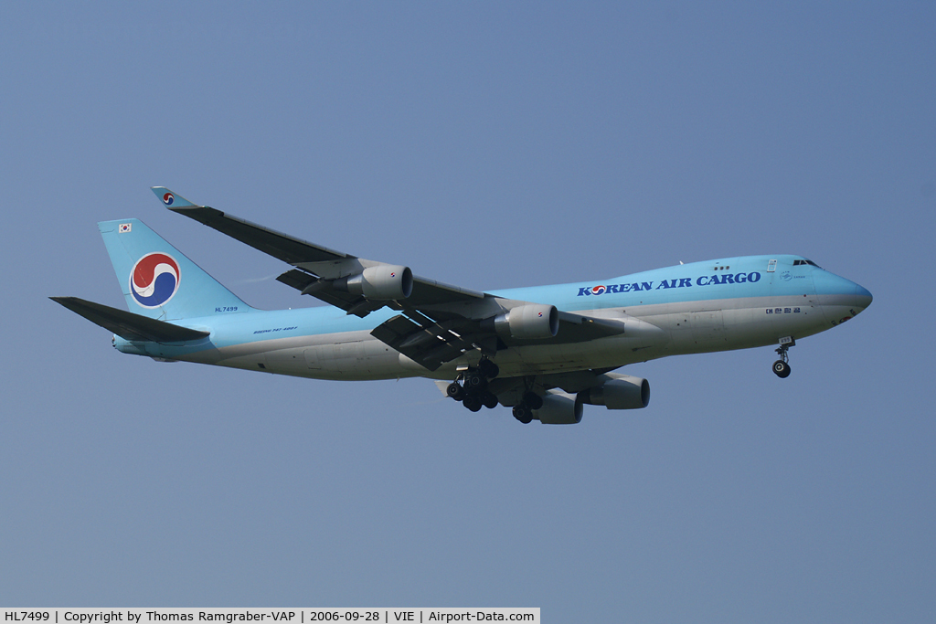 HL7499, 2004 Boeing 747-4B5F/SCD C/N 33517, Korean Air Cargo B747-400F