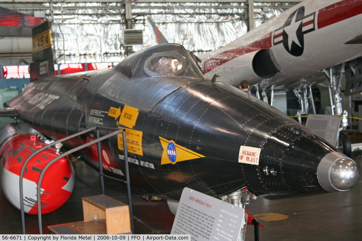 56-6671, 1956 North American X-15A-2 C/N 240-2, X-15