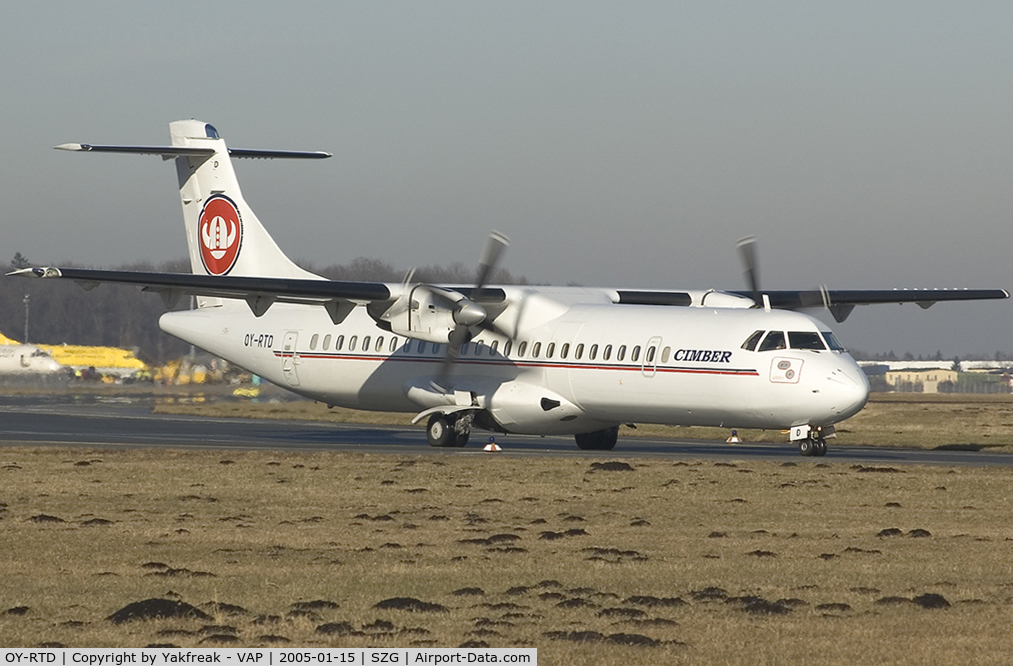 OY-RTD, 1997 ATR 72-202 C/N 509, Cimber Air ATR72
