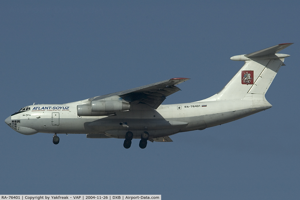 RA-76401, 1992 Ilyushin Il-76TD C/N 1023412399, Atlant Soyuz Iljuschin 76