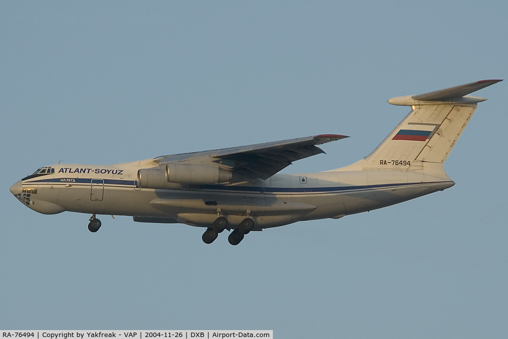 RA-76494, Ilyushin Il-76TD C/N 0063465956, Atlant Soyuz Iljuschin 76