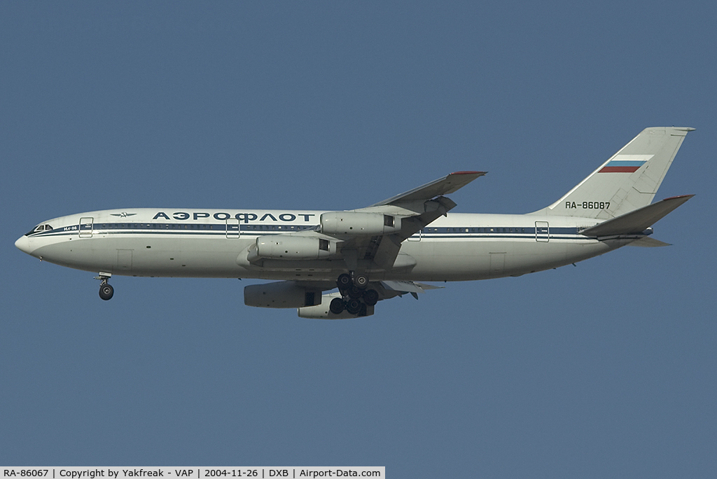 RA-86067, 1984 Ilyushin Il-86 C/N 51483204034, Aeroflot Iljuschin 86