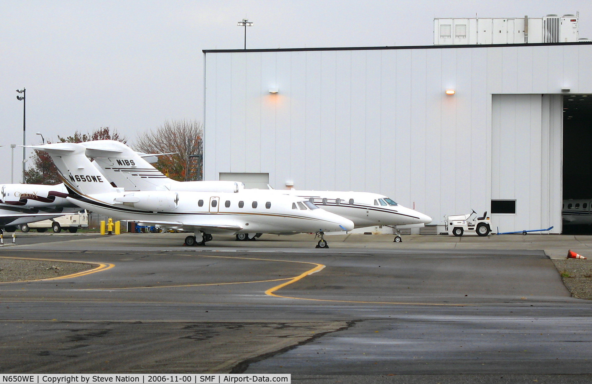 N650WE, 1984 Cessna 650 Citation III C/N 650-0040, 533MA LLC 2006 Cessna 560 @ Sacramento Metro Airport, CA