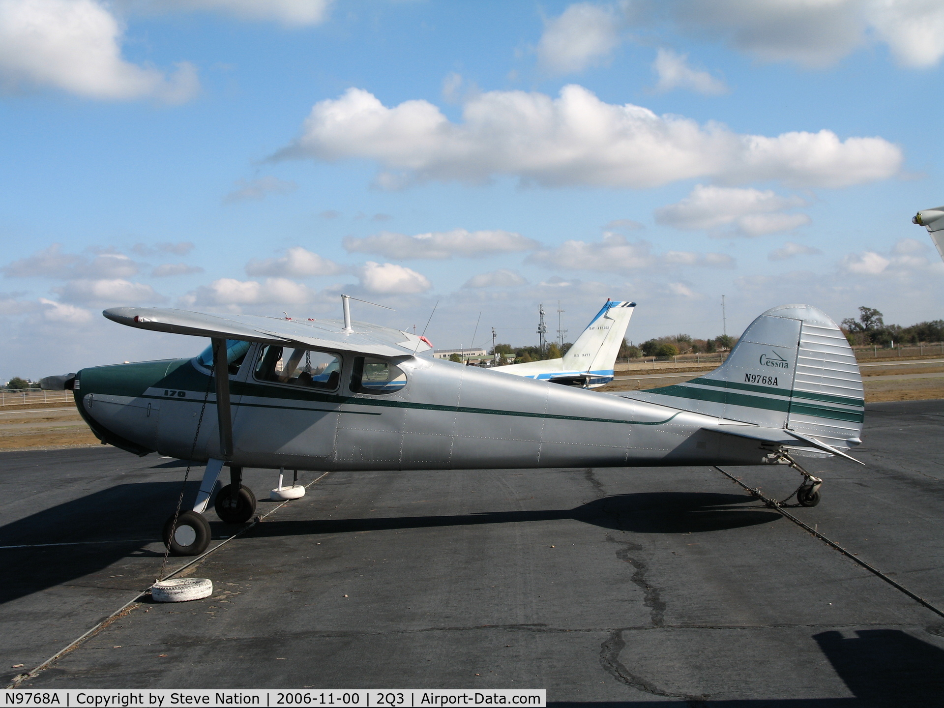 N9768A, 1950 Cessna 170A C/N 19409, 1950 Cessna 170A @ University Airport, Davis, CA