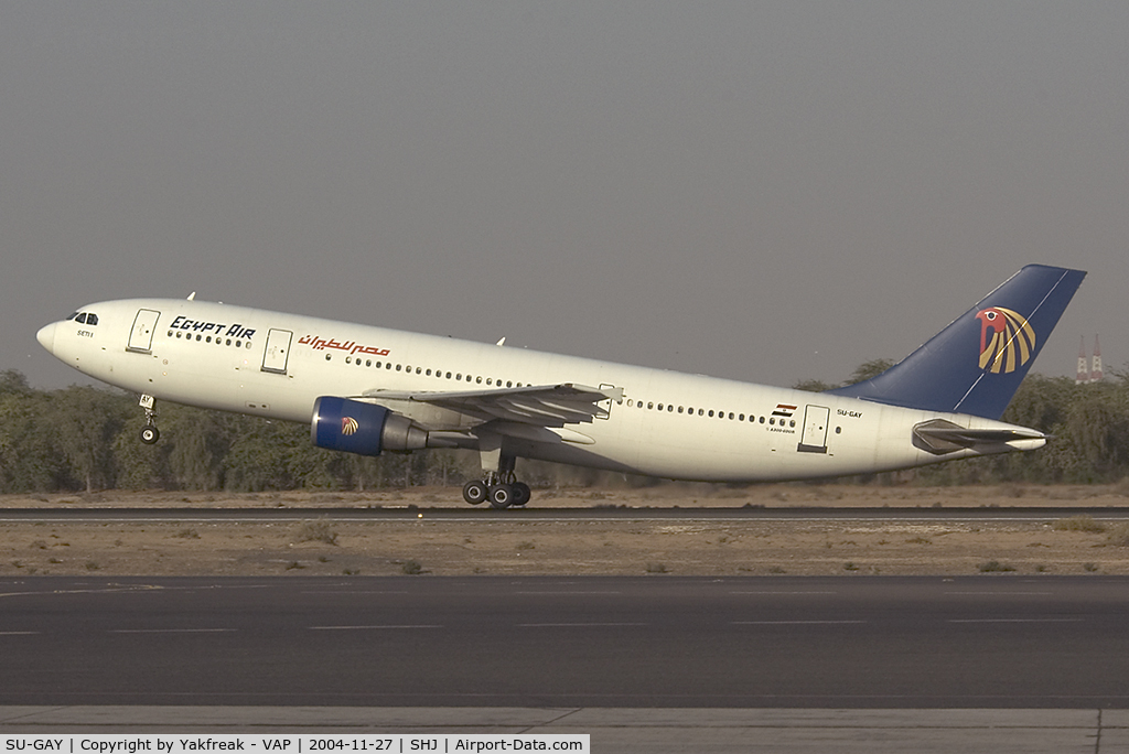 SU-GAY, 1991 Airbus A300B4-622R C/N 607, Egypt Air Airbus 300-600