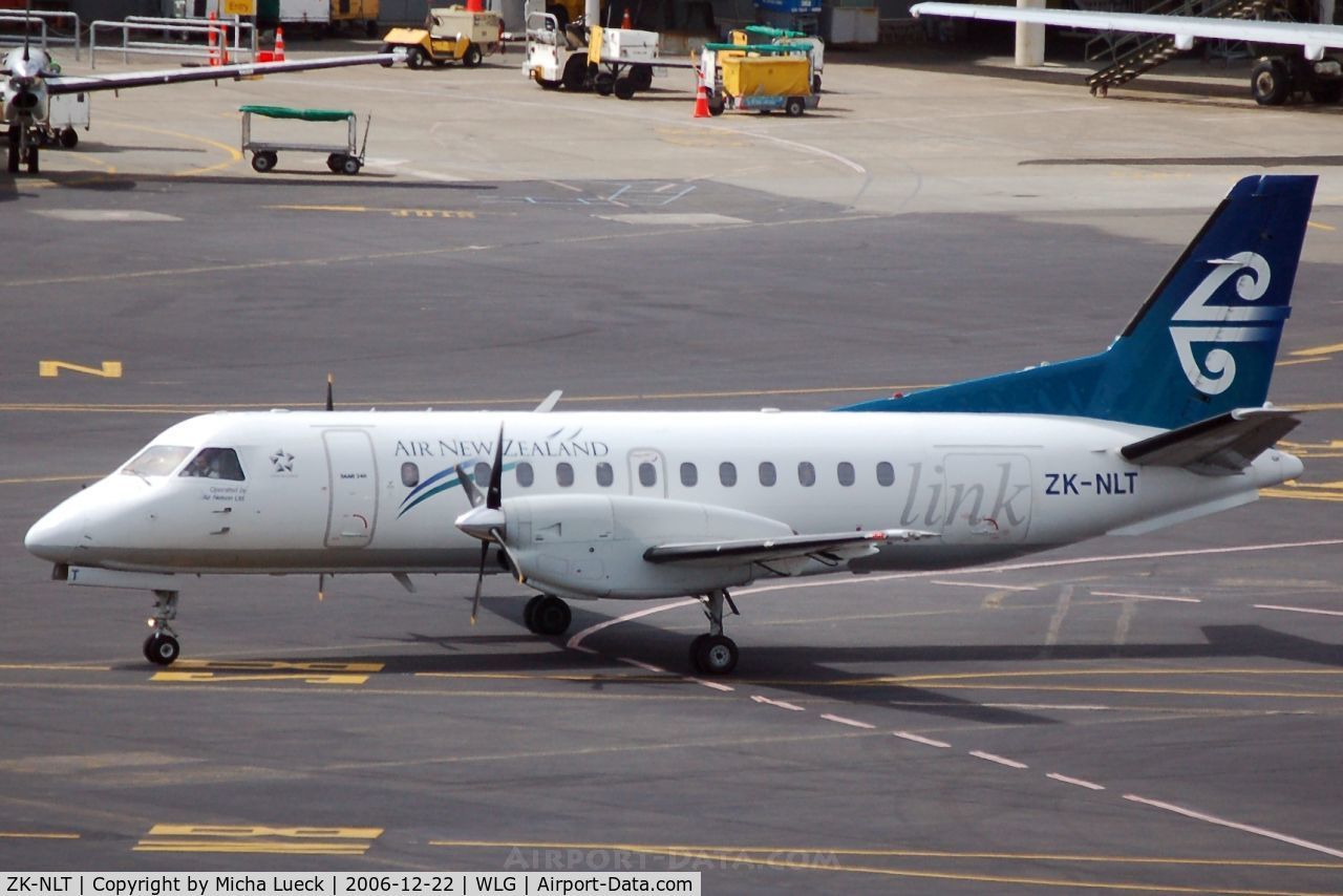ZK-NLT, 1988 Saab 340A C/N 340A-116, Taxiing to the runway