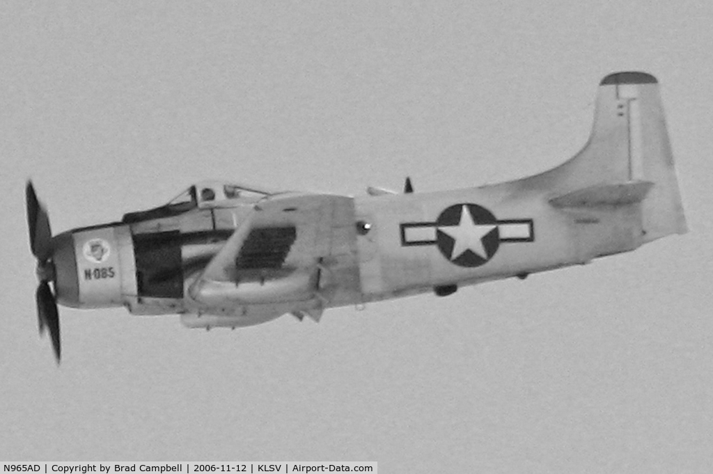 N965AD, 1952 Douglas A-1D Skyraider (AD-4NA) C/N 7765, Heritage Flight Museum - Eastsound, Washington / 1952 Douglas AD-4N(A) Skyraider - Aviation Nation 2006