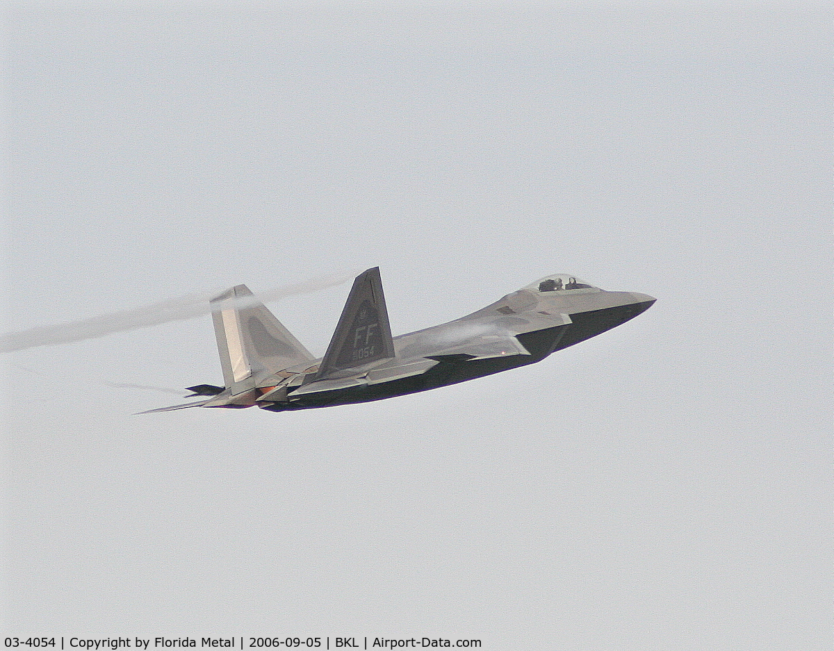 03-4054, 2003 Lockheed Martin F-22A Raptor C/N 4054, F-22