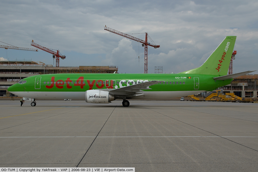 OO-TUM, 1990 Boeing 737-4B3 C/N 24750, Jet4you.com Boeing 737-400