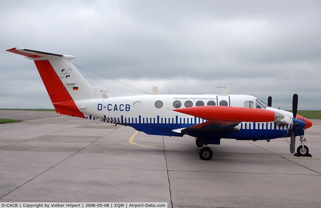 D-CACB, Beech B200T King Air King Air C/N BT-27, Flight calibration flying ruler