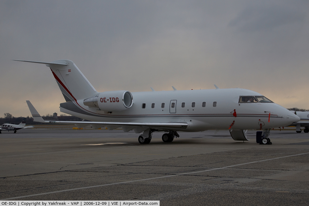 OE-IDG, 2006 Bombardier Challenger 604 (CL-600-2B16) C/N 5654, Canadair CL604 Challanger