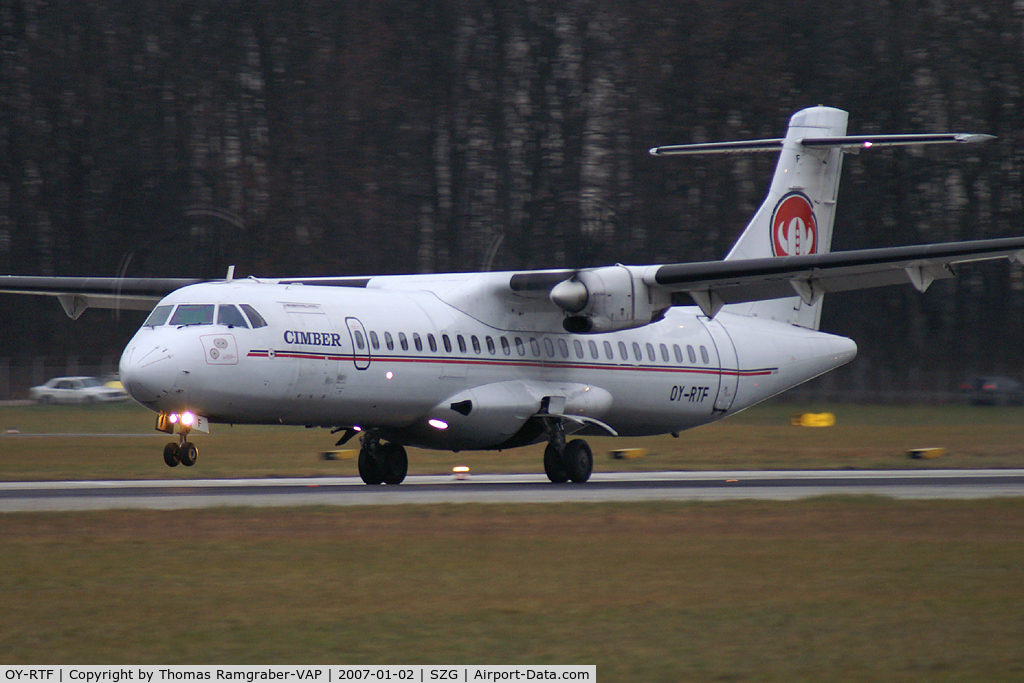 OY-RTF, 1997 ATR 72-202 C/N 496, Cimber Air ATR-72