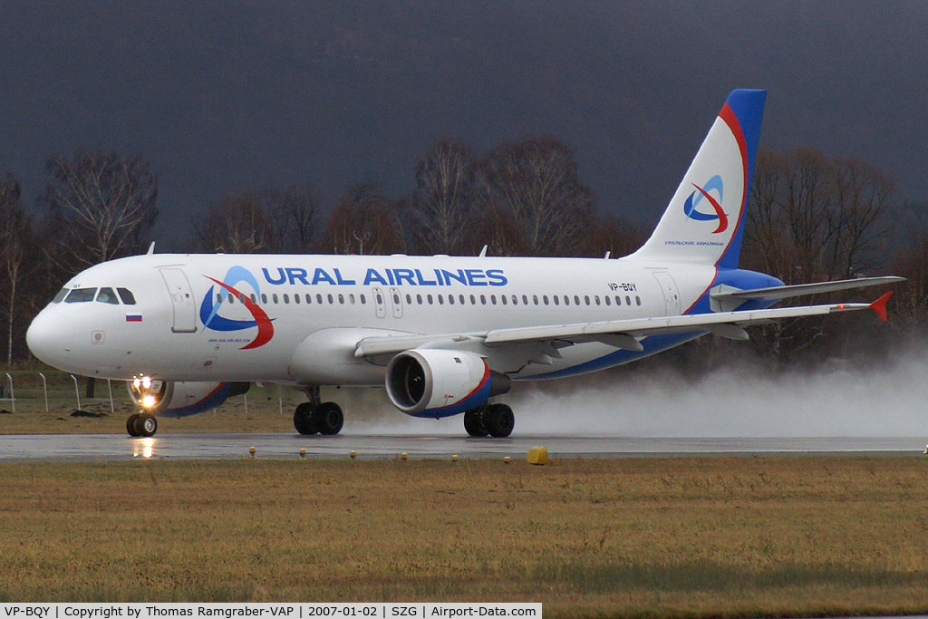 VP-BQY, 1990 Airbus A320-211 C/N 140, Ural Airlines A320-200