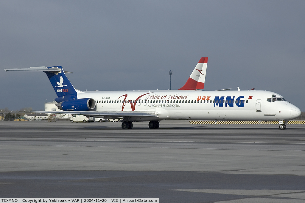 TC-MNO, 1982 McDonnell Douglas MD-82 (DC-9-82) C/N 49138, MNG MD80