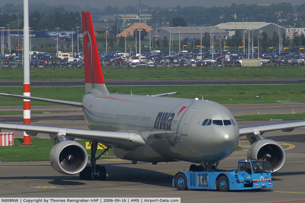 N808NW, 2004 Airbus A330-323 C/N 0591, Northwest Airlines A330-300
