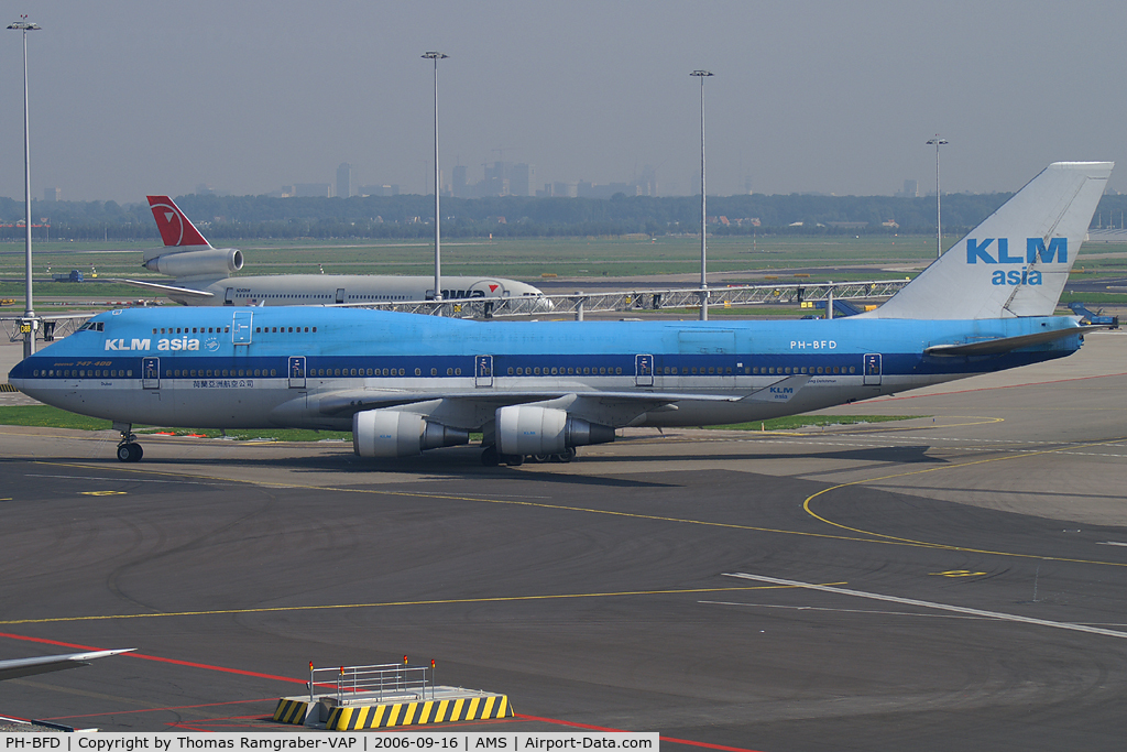 PH-BFD, 1989 Boeing 747-406BC C/N 24001, KLM Royal Dutch Airlines B747-400