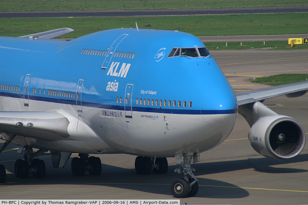 PH-BFC, 1989 Boeing 747-406BC C/N 23982, KLM Royal Dutch Airlines B747-400