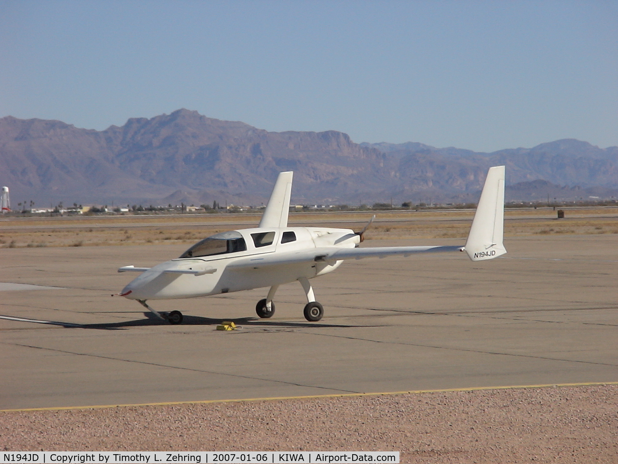 N194JD, 2006 Co-Z Cozy Mark IV C/N 194, At Williams Gateway Airport KIWA - Mesa, AZ