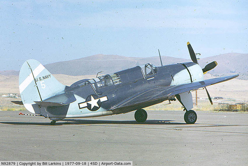 N92879, 1944 Curtiss SB2C-5 Helldiver C/N 83725, Confederate Air Force in 1977