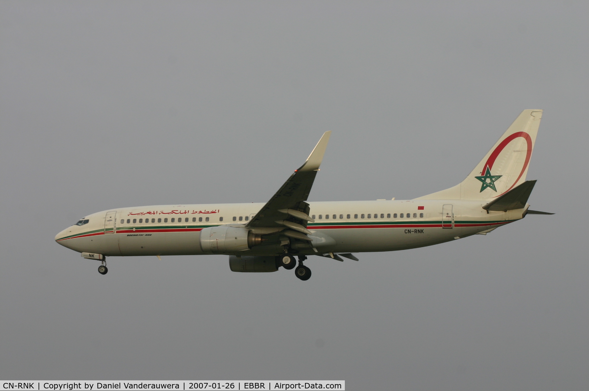 CN-RNK, 1998 Boeing 737-8B6 C/N 28981, arrival of flight AT838 from Casablanca