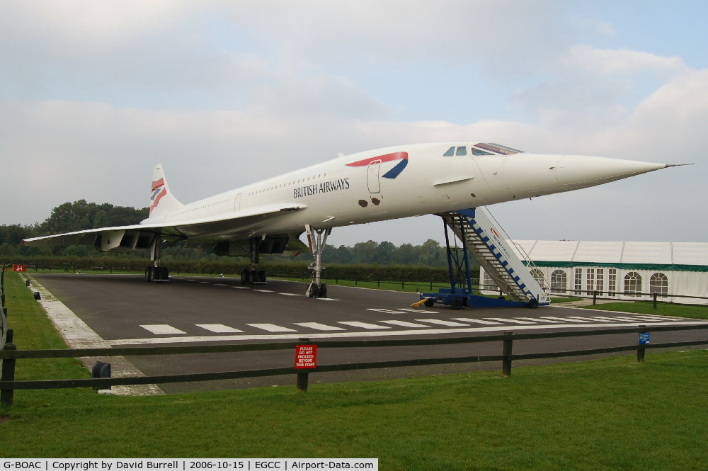 G-BOAC, 1975 Aerospatiale-BAC Concorde 1-102 C/N 100-004, BA Concorde - Manchester AVP