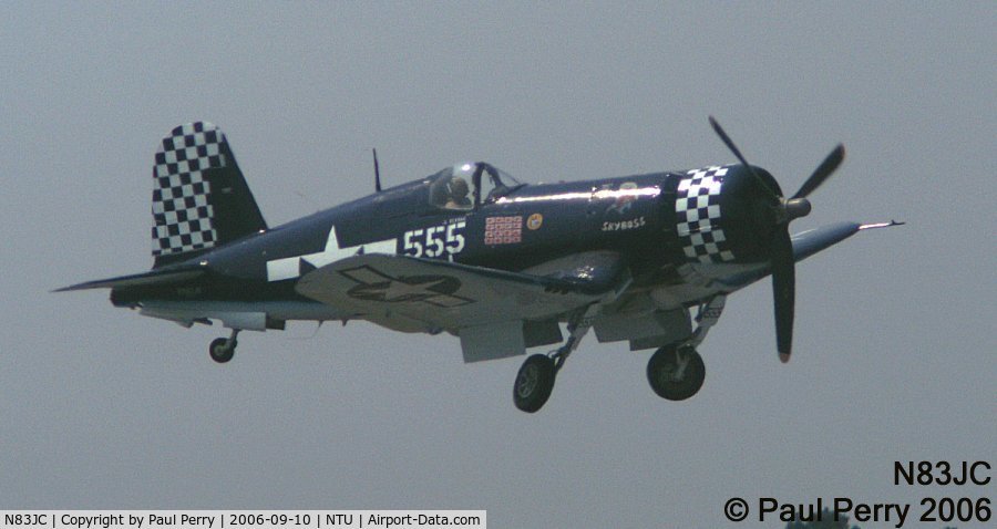 N83JC, 1943 Goodyear FG-1D Corsair C/N 67089, Retracting the gear, up for her demo