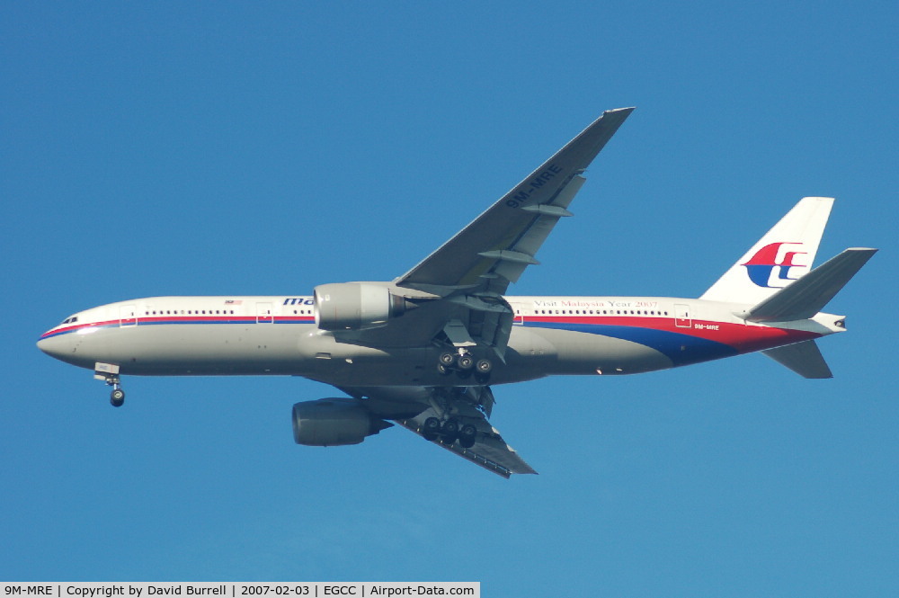 9M-MRE, 1997 Boeing 777-2H6/ER C/N 28412, Malaysia - Landing