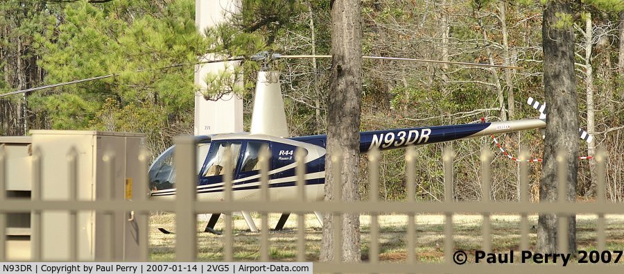 N93DR, 2003 Robinson R44 II C/N 10208, All fenced in, at Breeden's facility