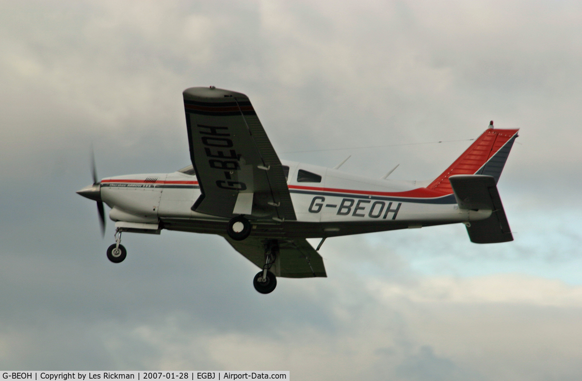 G-BEOH, 1977 Piper PA-28R-201T Cherokee Arrow III C/N 28R-7703038, Piper PA-28R-201T Turbo Arrow