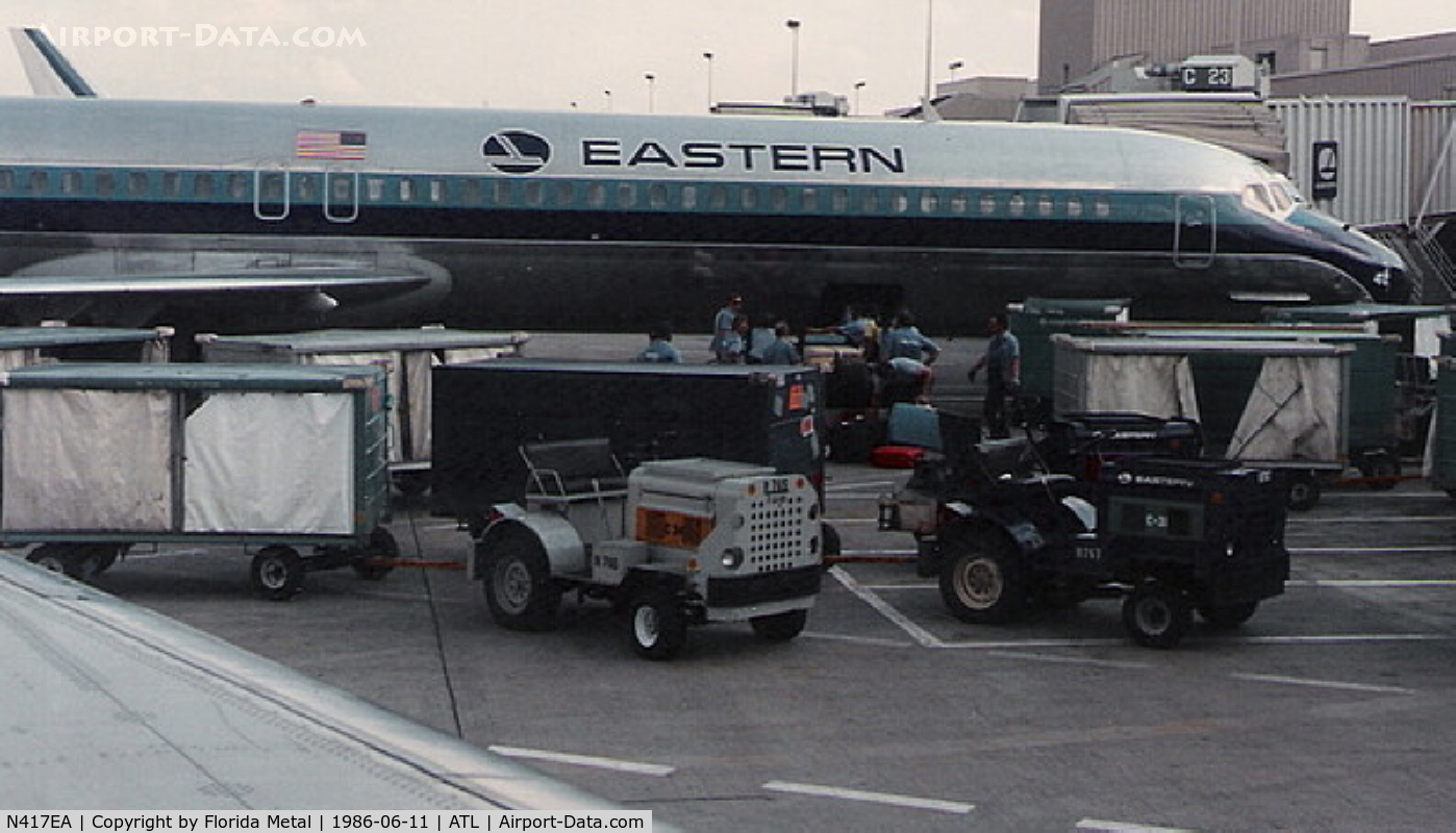 N417EA, 1976 McDonnell Douglas DC-9-51 C/N 47753, Eastern DC-9