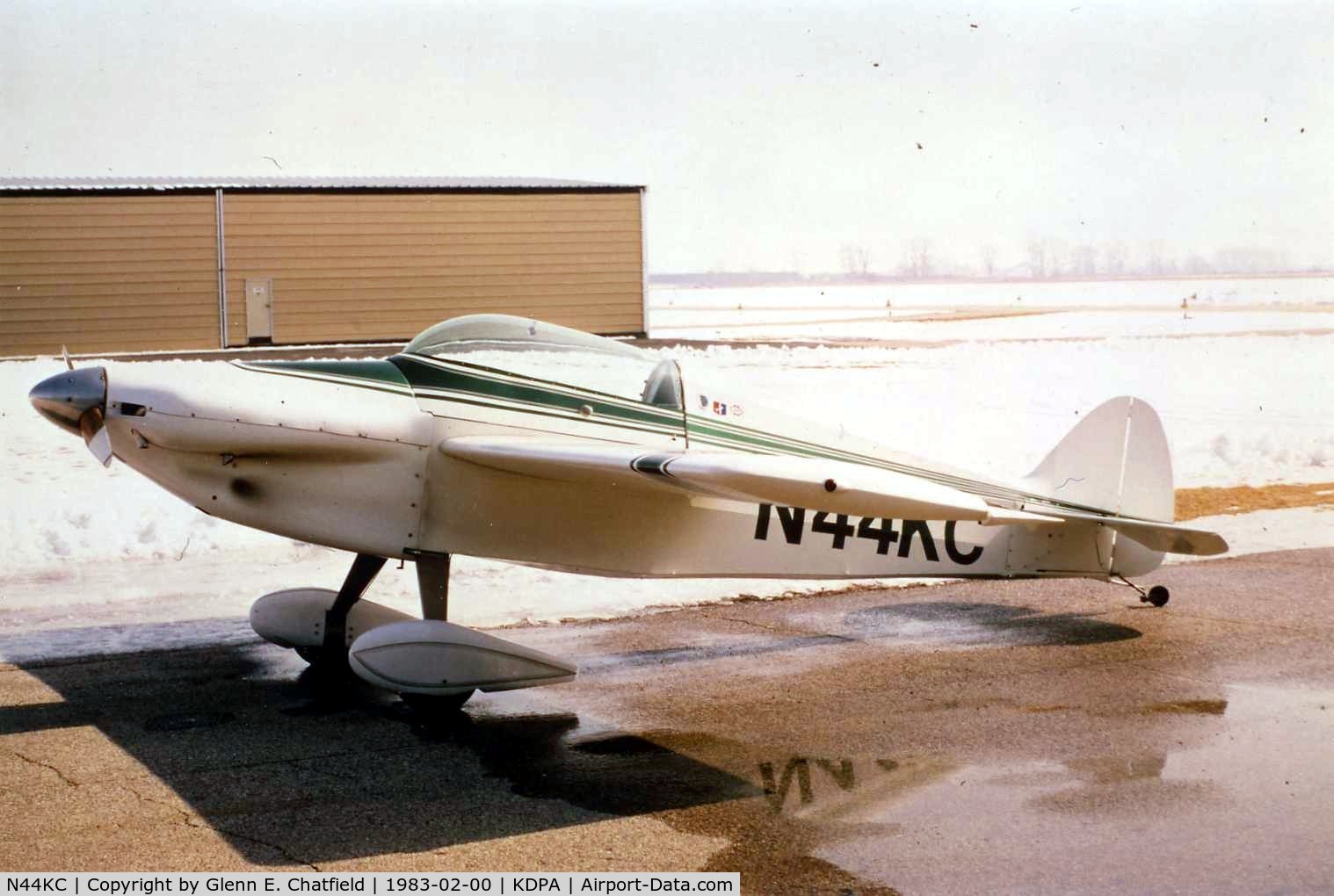 N44KC, 1977 Monnett Sonerai II C/N 00291, Photo taken for aircraft recognition training as example of home-builts