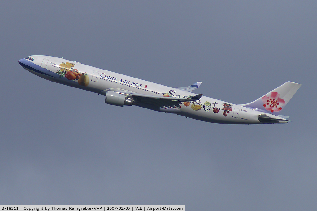 B-18311, 2006 Airbus A330-202 C/N 752, China Airlines Airbus A330-300