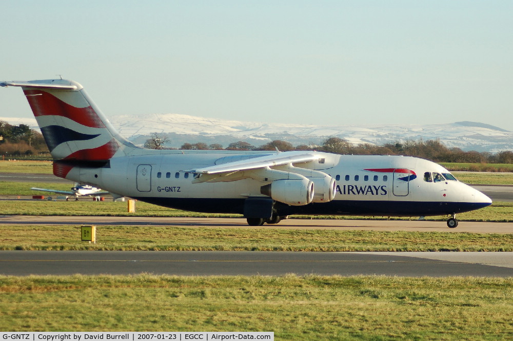 G-GNTZ, 1984 British Aerospace BAe.146-200A C/N E2036, British Airways - Taxiing