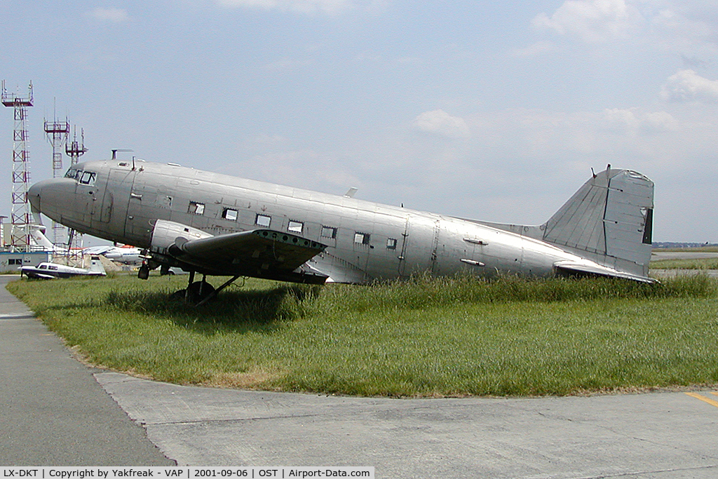 LX-DKT, 1942 Douglas DC3C-S1C3G (C-47A) C/N 10253, Douglas DC3