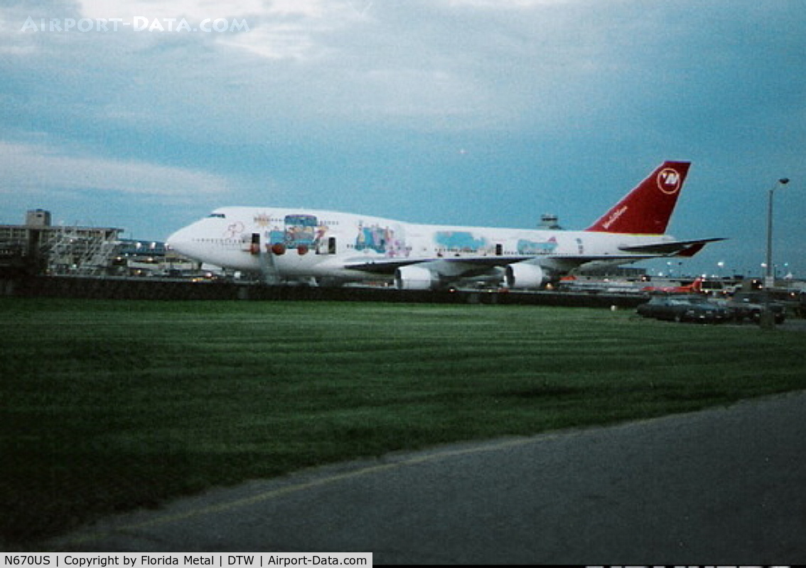 N670US, 1990 Boeing 747-451 C/N 24225, Northwest 50 Years Across the Pacific 747